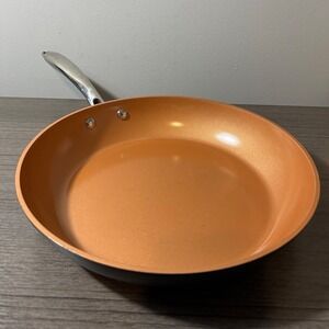 Gotham Steel Pro 11" Ti-Cerama Nonstick Copper Fry Pan Some minor wear